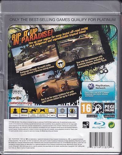 MotorStorm Pacific Rift - Platinum - PS3 - (B Grade) (Genbrug)